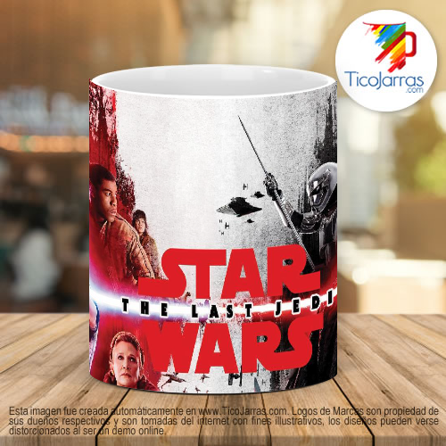 Tazas Personalizadas The last Jedy Star Wars