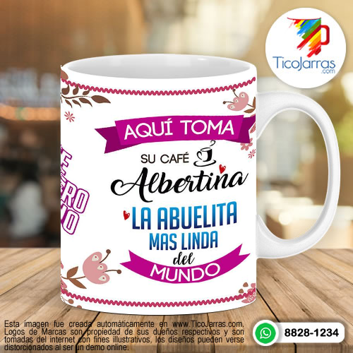 Diseños Personalizadas Aquí toma la abuelita más linda del mundo