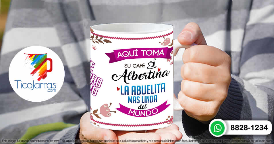Tazas Personalizadas en Costa Rica Aquí toma la abuelita más linda del mundo