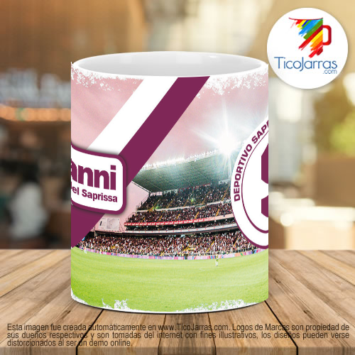 Tazas Personalizadas Taza de Saprissa con estadio