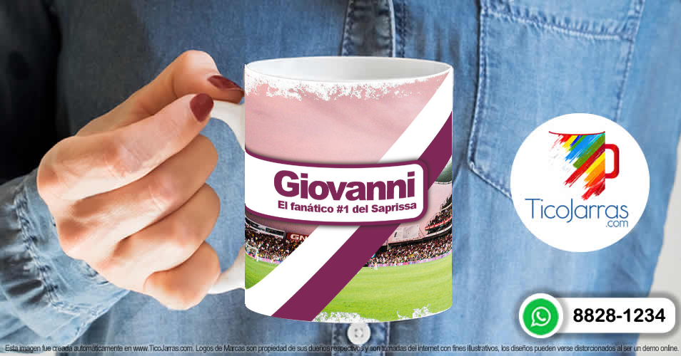 Artículos Personalizados Taza de Saprissa con estadio